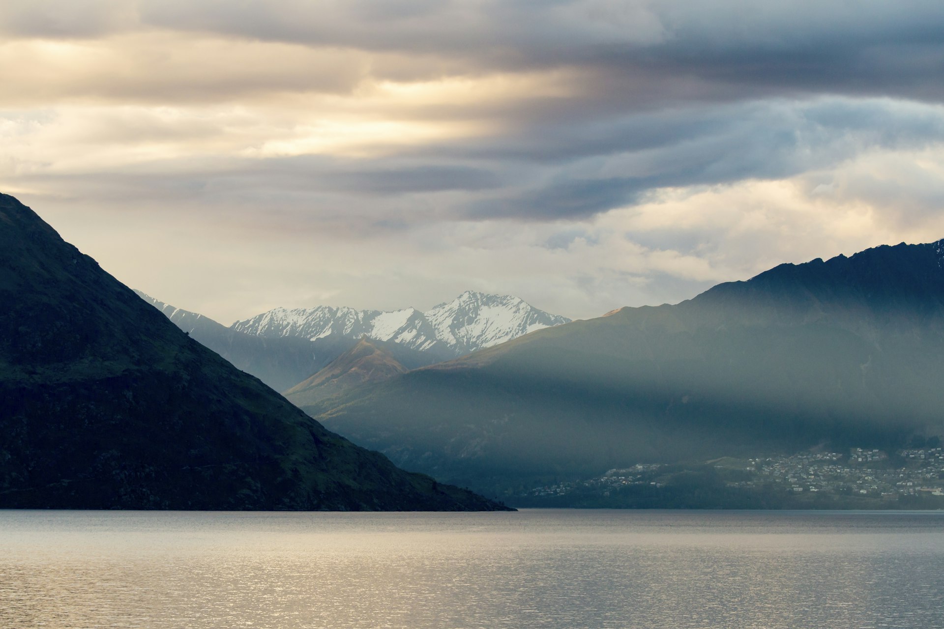 Fresh snow on the Southern Alps